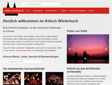 Tablet Screenshot of koelsch-woerterbuch.de
